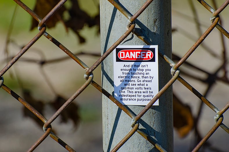 Danger – Electric Fence